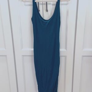 Turquoise Naked Wardrobe Bodycon Dress Small